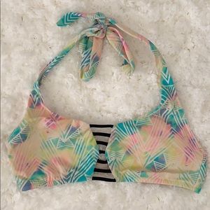 Pink small swimsuit top